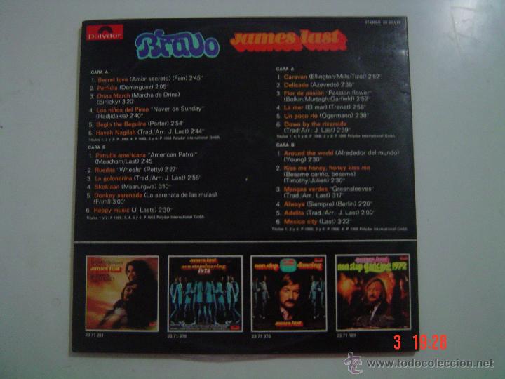 Discos de vinilo: JAMES LAST BRAVO- POLYDOR 1874- DOBLE LP - Foto 3