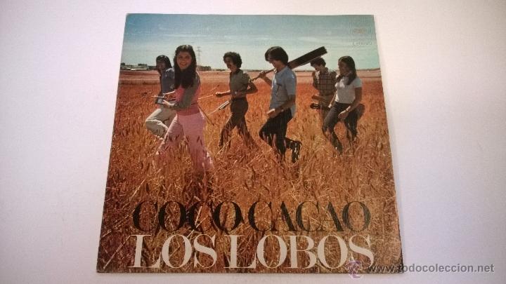 Discos de vinilo: Los Lobos.Coco cacao.SINGLE.ESPA&Ntilde;A 1972.CBS. - Foto 1