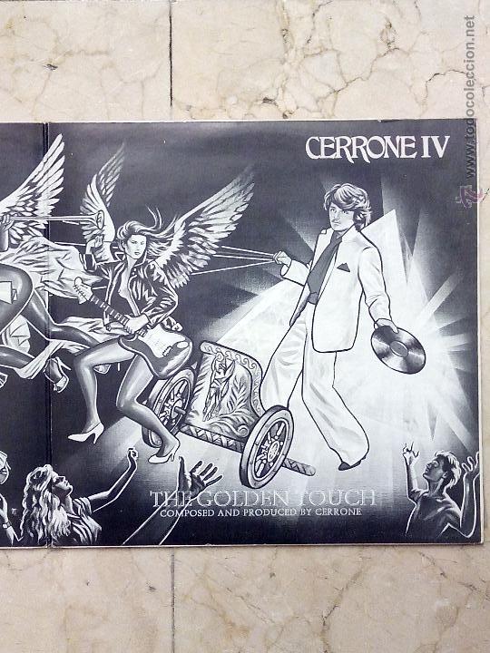 Discos de vinilo: MAXI SINGLE CERRONE IV - THE GOLDEN TOUCH - CBS 1978. - Foto 4