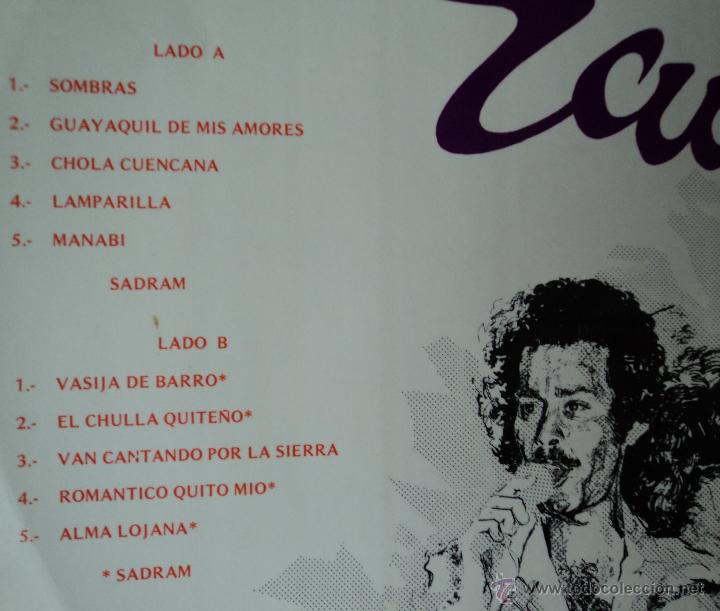Discos de vinilo: Tradici&oacute;n - Canta al Ecuador - Edici&oacute;n de 1976 de Ecuador - Foto 3