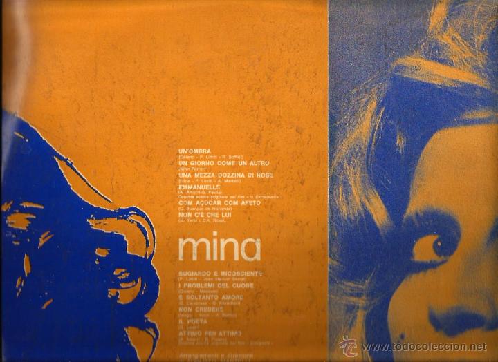 Discos de vinilo: LP MINA : BUGIARDO PIU CHE MAI... - Foto 2