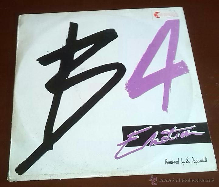 Discos de vinilo: B 4 - EMOTION - MAXI SINGLE 12 - 1991. - Foto 1