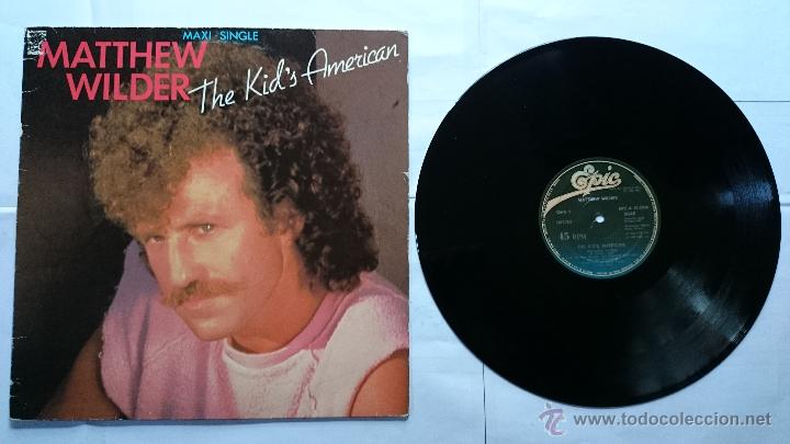 Discos de vinilo: MATTHEW WILDER - THE KIDS AMERICAN (2 VERSIONES) (MAXI 1983) - Foto 1 - 51143111