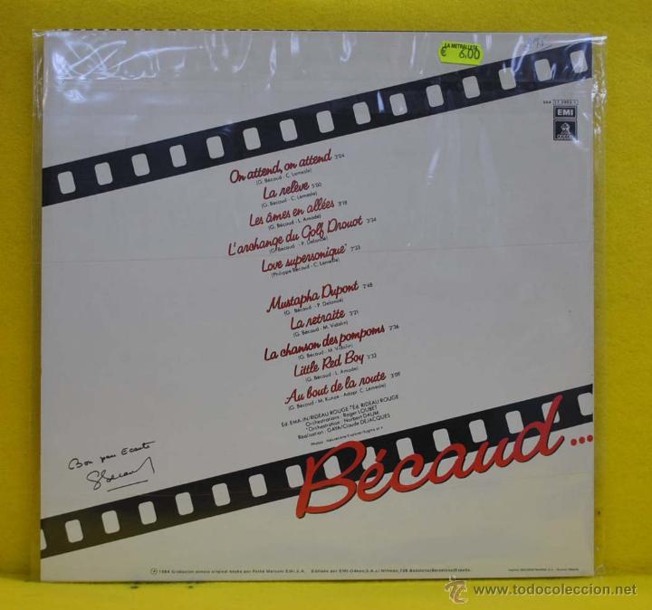 Discos de vinilo: GILBERT BECAUD - BECAUD - LP - Foto 2