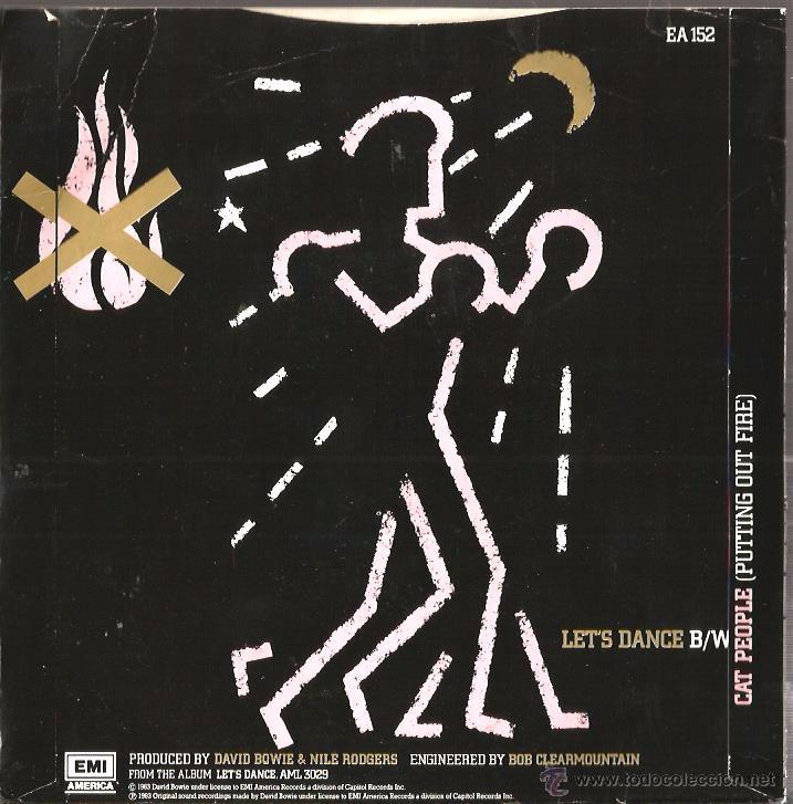 Discos de vinilo: SG DAVID BOWIE : LET&acute;S DANCE - Foto 2
