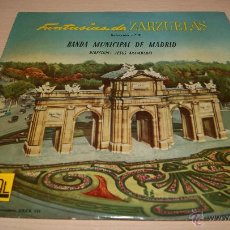 Discos de vinilo: FANTASIAS DE ZARZUELAS. BANDA MUNICIPAL DE MADRID, SELECCIÓN Nº2. 1958. Lote 51157532
