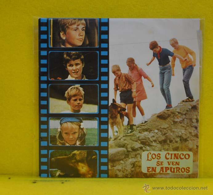 Discos de vinilo: BERTRAND BECK - LOS 5 SE VEN EN APUROS - BSO - SINGLE - Foto 1