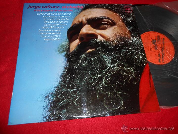 Vinyl records: JORGE CAFRUNE El chacho. Vida y muerte de un caudillo LP 1971 cbs EDICION ESPA&Ntilde;OLA SPAIN