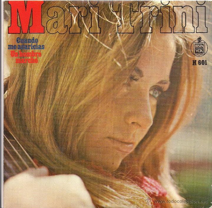 Discos de vinilo: Mari Trini cuando me acaricias - Foto 1