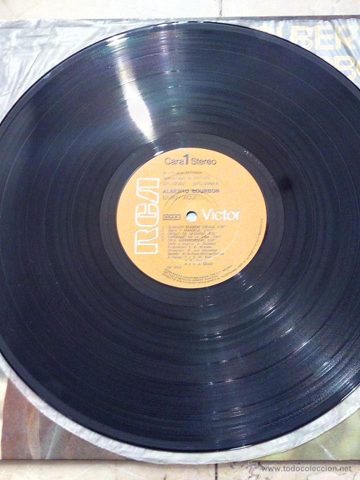 Discos de vinilo: LP ALBERTO BOURBON - ESTOY AQU&Iacute; - RCA  1975. - Foto 6