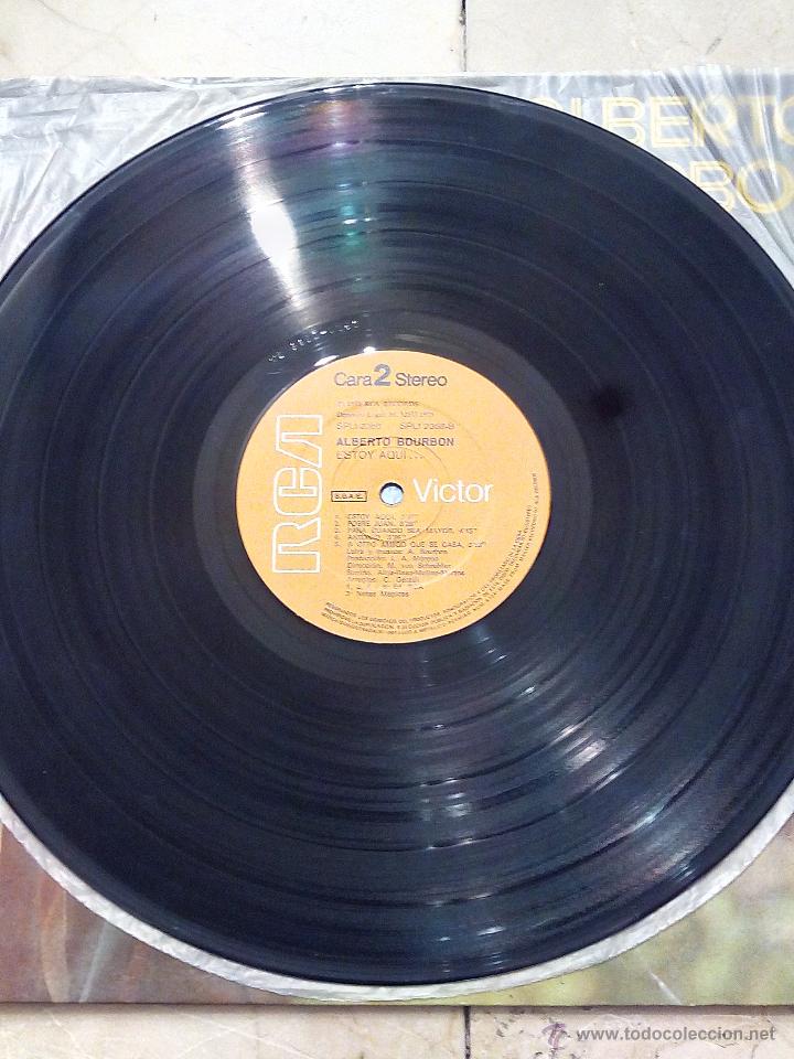 Discos de vinilo: LP ALBERTO BOURBON - ESTOY AQU&Iacute; - RCA  1975. - Foto 7