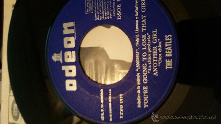 Discos de vinilo: THE BEATLES - HELP! + 3 EP 1965 - Foto 4