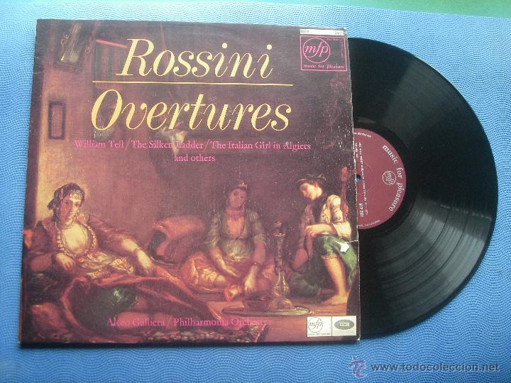Discos de vinilo: ROSSINI OVERTURES lp uk PDELUXE - Foto 1