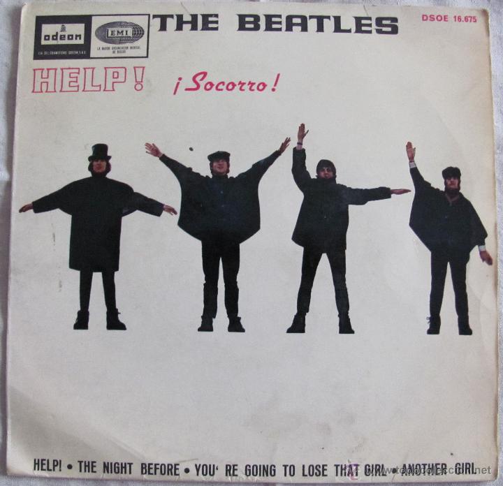 Discos de vinilo: THE BEATLES - HELP + 3 - EP ODEON ESPA&Ntilde;OL 1965 - Foto 3