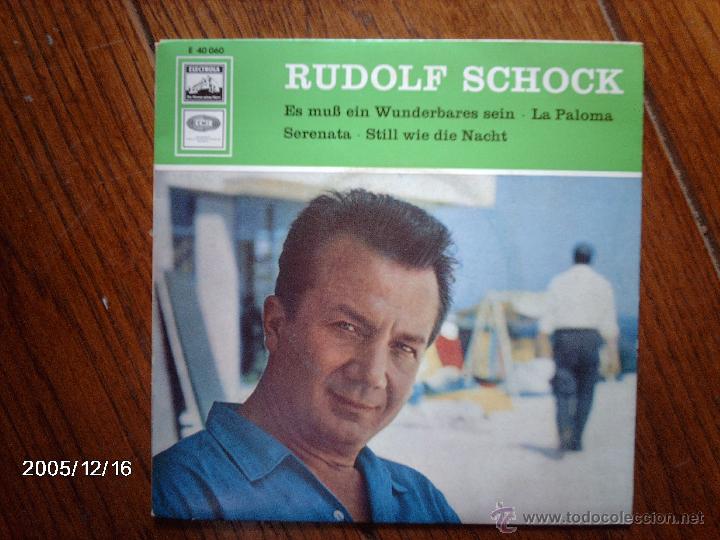 Discos de vinilo: rudolf schock  -  es muss ein wunderbares sein  +  la paloma + 2 - Foto 1
