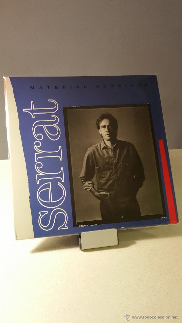 Discos de vinilo: JOAN MANUEL SERRAT MATERIAL SENSIBLE LP - Foto 1