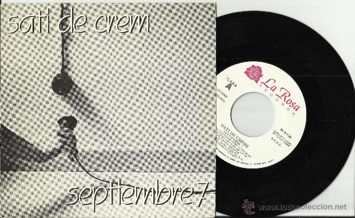 Discos de vinilo: sati de crem single septiembre 7.1986 - Foto 1