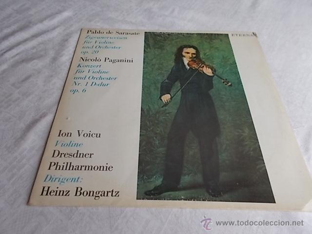 Discos de vinilo: PABLO DE SARASATE / NICOL&Ograve; PAGANINI - Foto 1