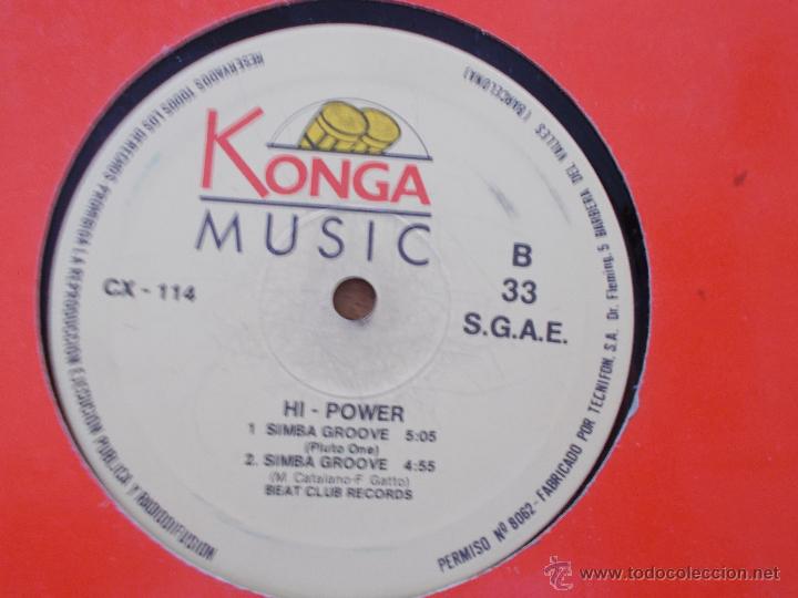 Discos de vinilo: HI POWER. MAXI 12 - Foto 2