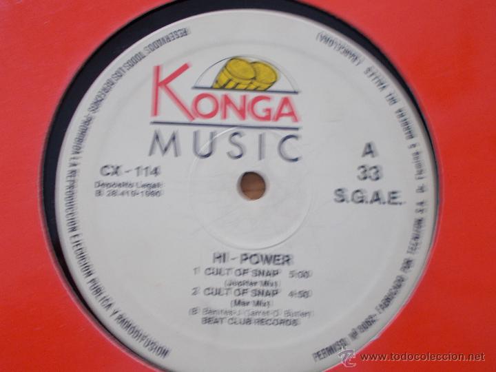 Discos de vinilo: HI POWER. MAXI 12 - Foto 3