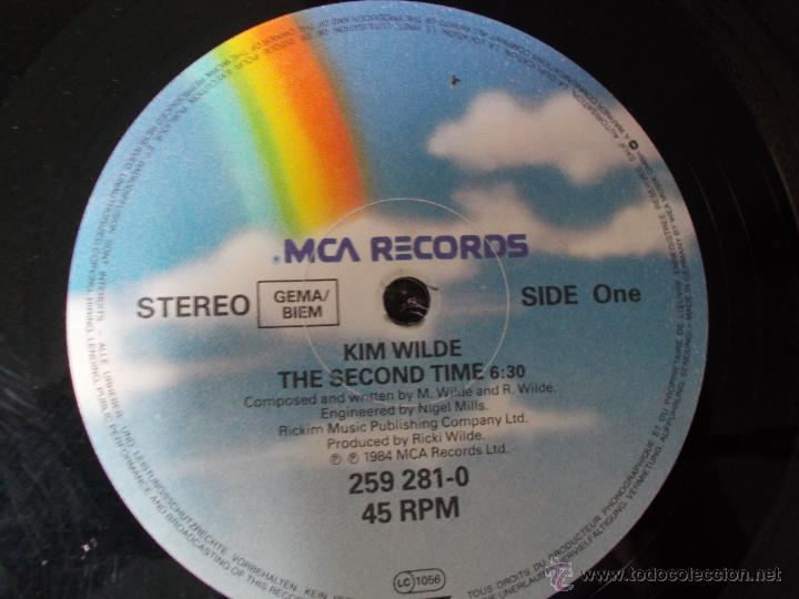 Discos de vinilo: KIM WILDE THE SECOND TIME..MAXI 12 - Foto 2