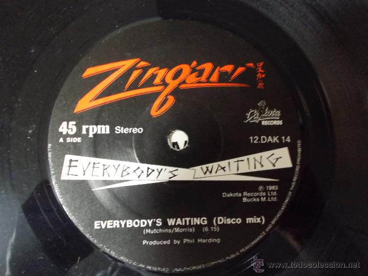 Discos de vinilo: ZINGARI. EVERYBODY&acute;S WAITING.MAXI 12 - Foto 3