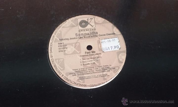 Discos de vinilo: Sammantha - Feel Me - 1997 - Foto 1