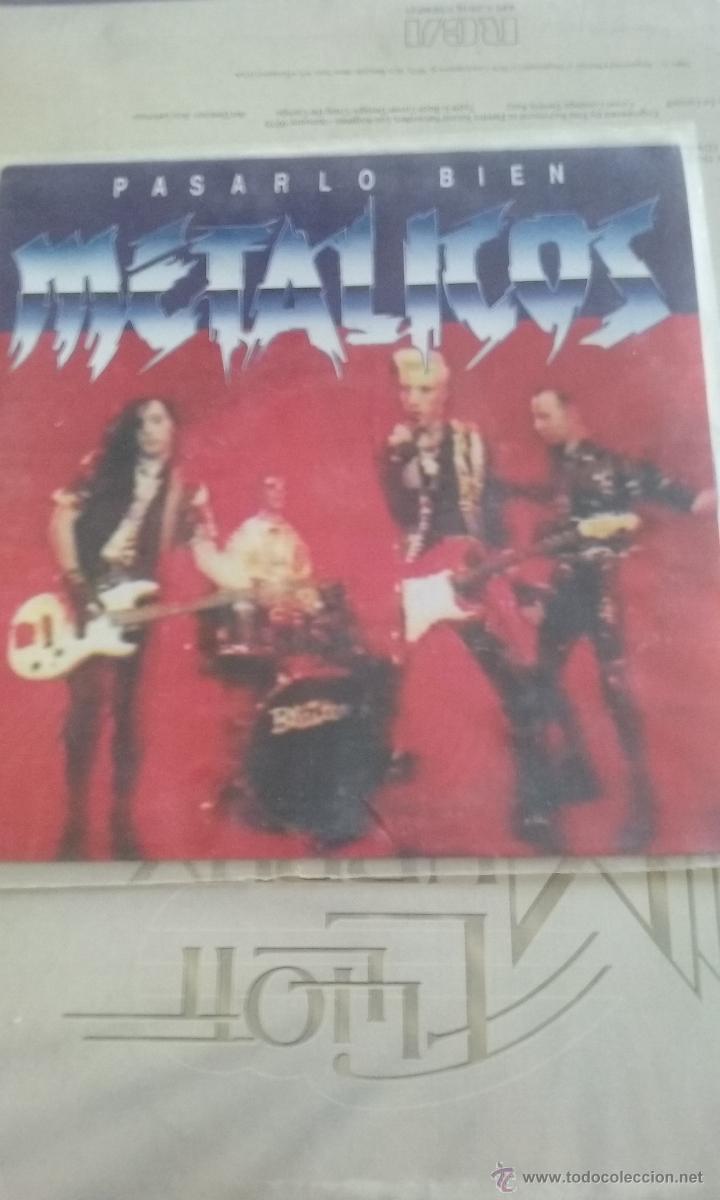 Discos de vinilo: SG METALICOS. Pasarlo bien / VIRGIN 1991. PROMO