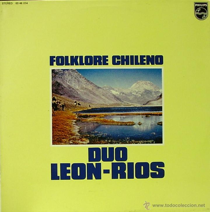 Discos de vinilo: DUO LEON-RIOS-FOLKLORE CHILENO LP VINILO 1973 SPAIN - Foto 1