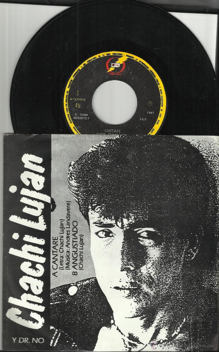 Disques de vinyle: chachi lujan single cantare/angustiado.peru 1987.en perfecto estado