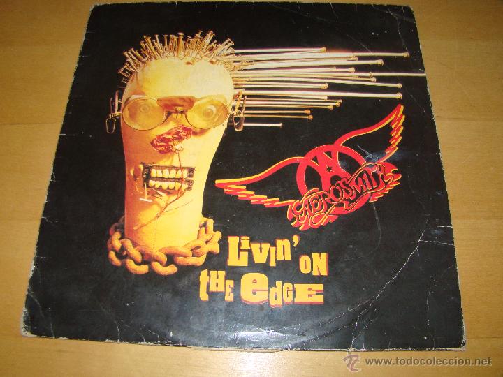 Discos de vinilo: AEROSMITH  -  LIVIN ON THE EDGE - Foto 1