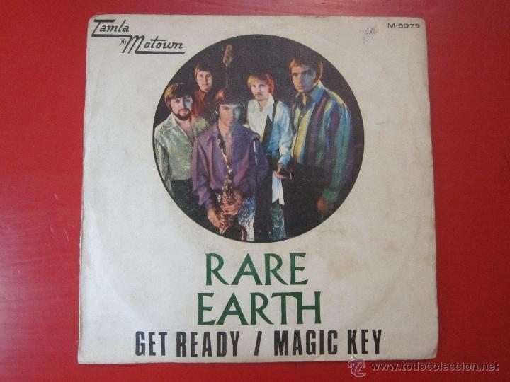 Discos de vinilo: RARE EARTH - GET READY - MAGIC KEY - A&Ntilde;O 1970 - SINGLE - [G/VG] - Foto 1
