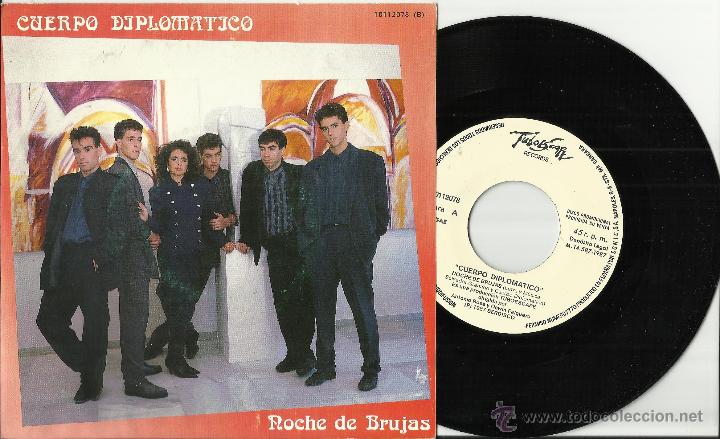 Discos de vinilo: cuerpo diplomatico single promocional noche de brujas.1987