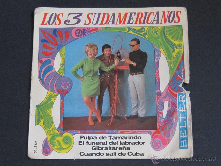 Discos de vinilo: SINGLE LOS 3 SUDAMERICANOS - Foto 1