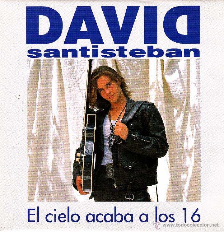 Discos de vinilo: DAVID SANTIESTEBAN-EL CIELO ACABA A LOS 16 SINGLE VINILO 1992 SPAIN
