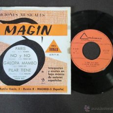 Discos de vinilo: ORQUESTA TIRSO REY - PARIS / NO Y NO +2 1970 EP TRIANGULO CUMBIA MAMBO FOX CHA CHA LATIN. Lote 51331087