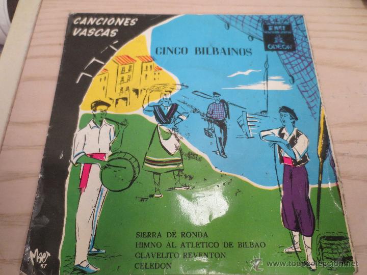 Discos de vinilo: cinco bilbainos. canciones vascas. - Foto 1