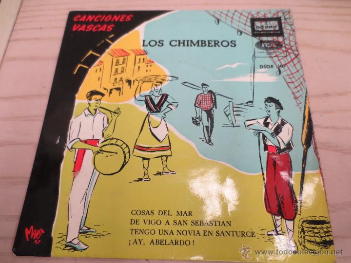 Discos de vinilo: los chimberos. canciones vascas. - Foto 1