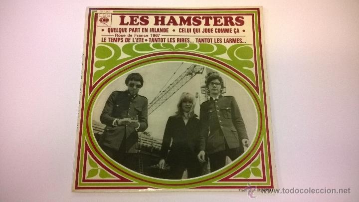 Disques de vinyle: Les Hamsters.Quelque part en Irlande(Rose de France 1967).EP.HECHO EN FRANCIA.CBS.