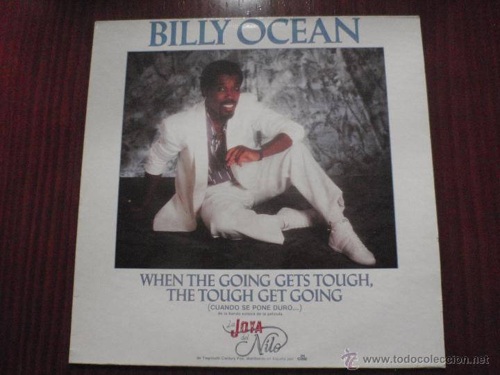 Discos de vinilo: BILLY OCEAN - WHEN THE GOING GETS TOUGH. Maxi-single Jive 1986 - Foto 1