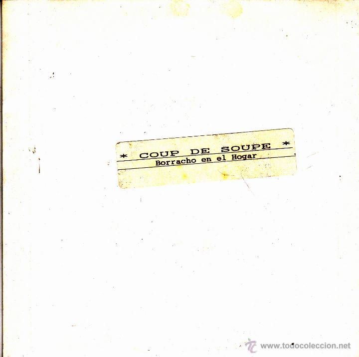 Disques de vinyle: COUP DE SOUPE-BORRACHO EN EL HOGAR SINGLE VINILO 1986 PROMOCIONAL SPAIN