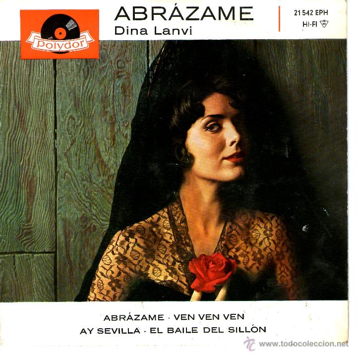 Discos de vinilo: DINA LANVI - ABRAZAME +3 - Foto 1