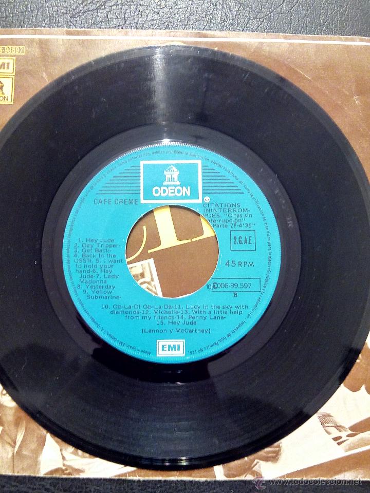 Discos de vinilo: SINGLE CAF&Eacute; CR&Eacute;ME  - UNLIMITED CITATIONS - EMI 1977. - Foto 4