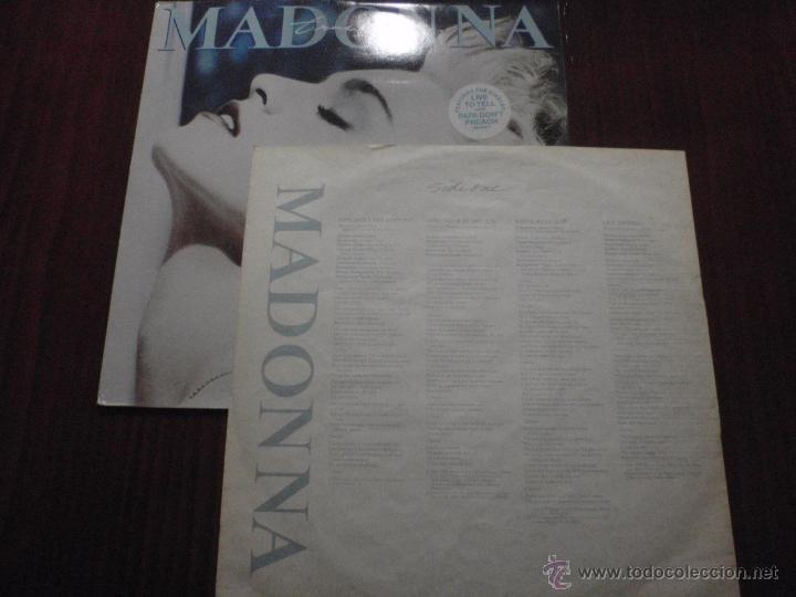 Discos de vinilo: MADONNA - TRUE BLUE. LP WEA, 1986 - Foto 3
