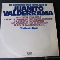 Discos de vinilo: LAS CANCIONES MAS POPULARES DE JUANITO VALDERRAMA. LP. VINILO.