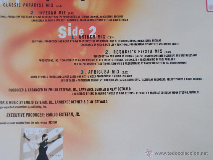 Discos de vinilo: GLORIA ESTEFAN YOU&acute;LL BE MINE. - Foto 4
