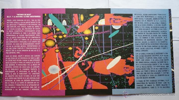 Discos de vinilo: R.S.P. - METODOS DE BAILE (1990) - Foto 3