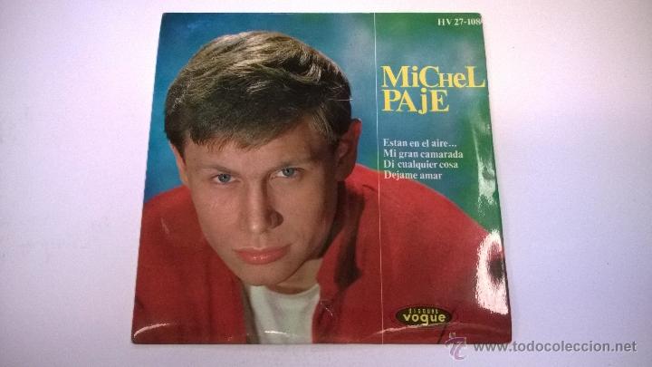 Disques de vinyle: Michel Paje.estan en el aire... EP.1963.DISQUES VOGUE.