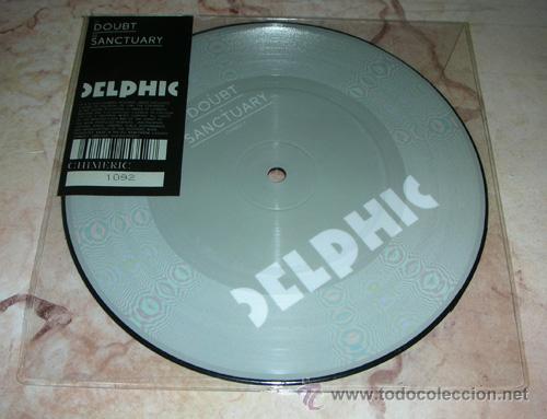 Discos de vinilo: DELPHIC - DOUBT / SANCTUARY - SINGLE 7 - PICTURE DISC - EDICION LIMITADA - Foto 2