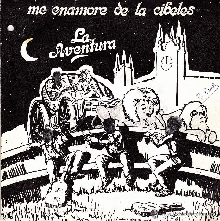 Disques de vinyle: LA AVENTURA-ME ENAMORE DE LA CIBELES SINGLE VINILO 1987 PROMOCIONAL SPAIN